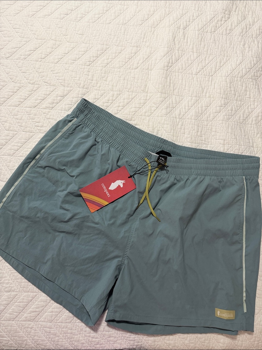 Men’s cotopaxi color bluegrass Athletic Brinco 5” Shorts NWT